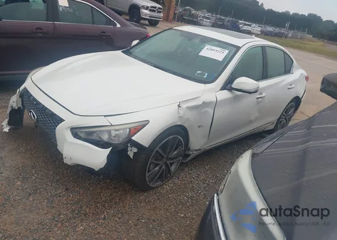 2014 Infiniti Q50 Premium/Sport from USA, damaged, VIN JN1BV7AR7EM688906